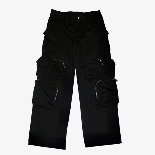 Zipper Pockets Cargo Pants