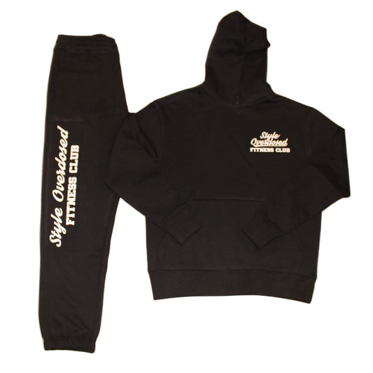 Black Luxe Heavyweight Sweatsuit