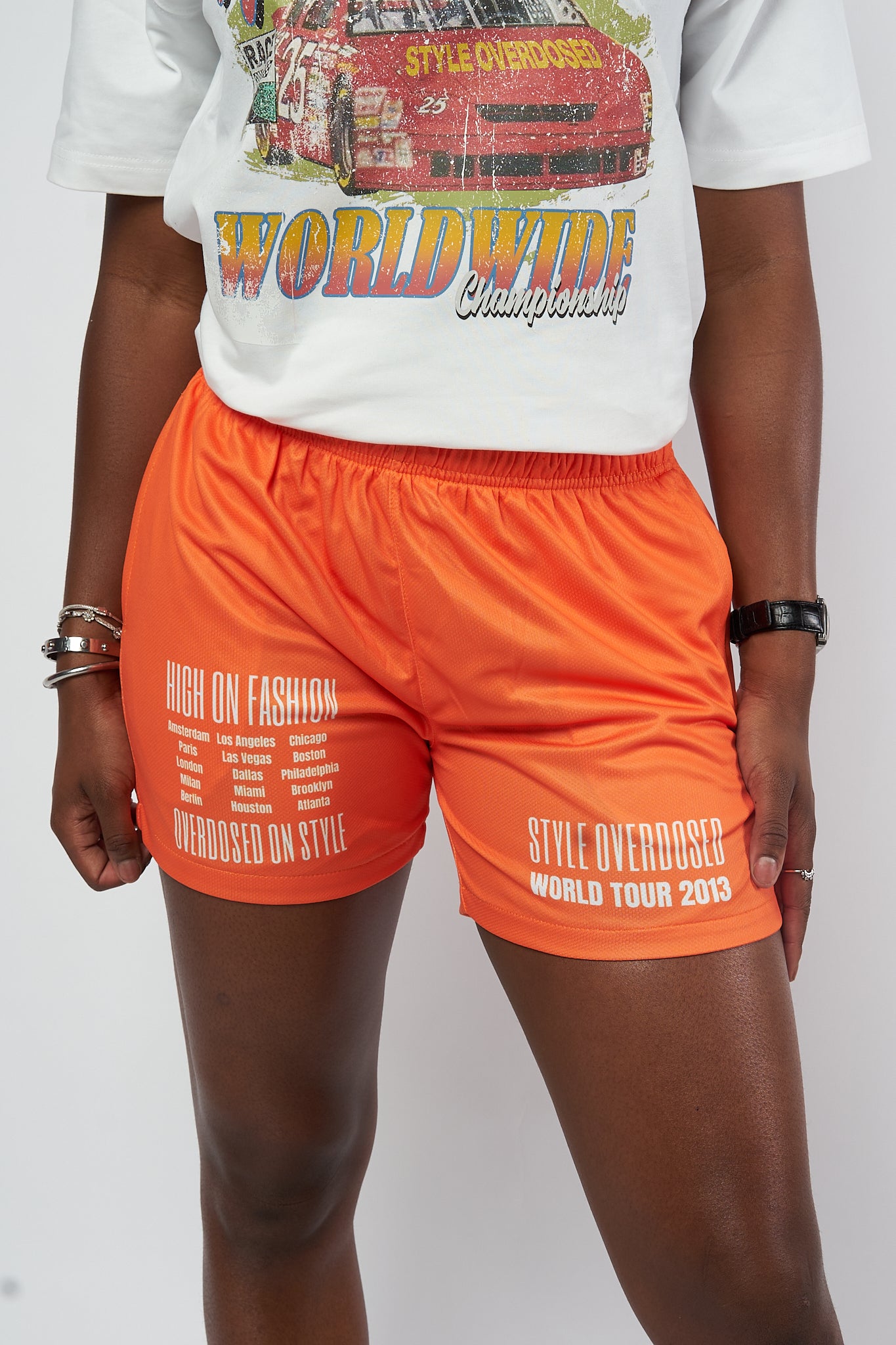 World Tour Shorts - Orange