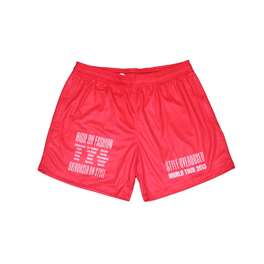 World Tour Shorts - Red